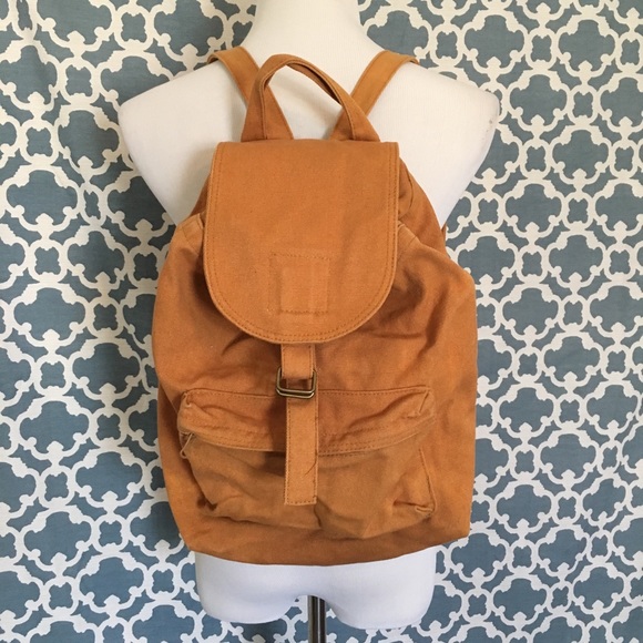 baggu recycled canvas backpack